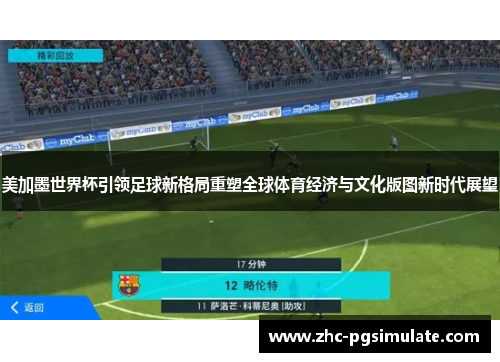 美加墨世界杯引领足球新格局重塑全球体育经济与文化版图新时代展望 美加墨世界杯引领足球新格局重塑全球体育经济与文化版图新时代展望